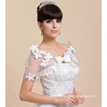 Robe de mariée en mariée blanche, robe de mariée, lacet appliqueslace châle